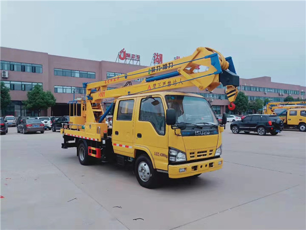 五十鈴16米曲臂高空作業車-折臂登高車