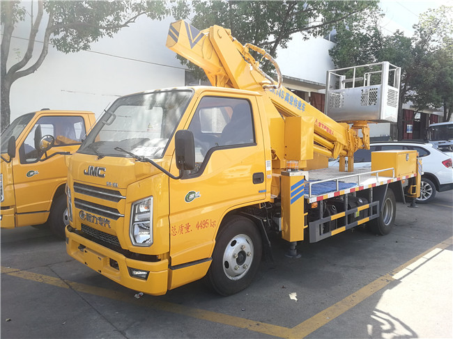 國六江鈴14米伸縮臂高空作業(yè)車-藍(lán)牌